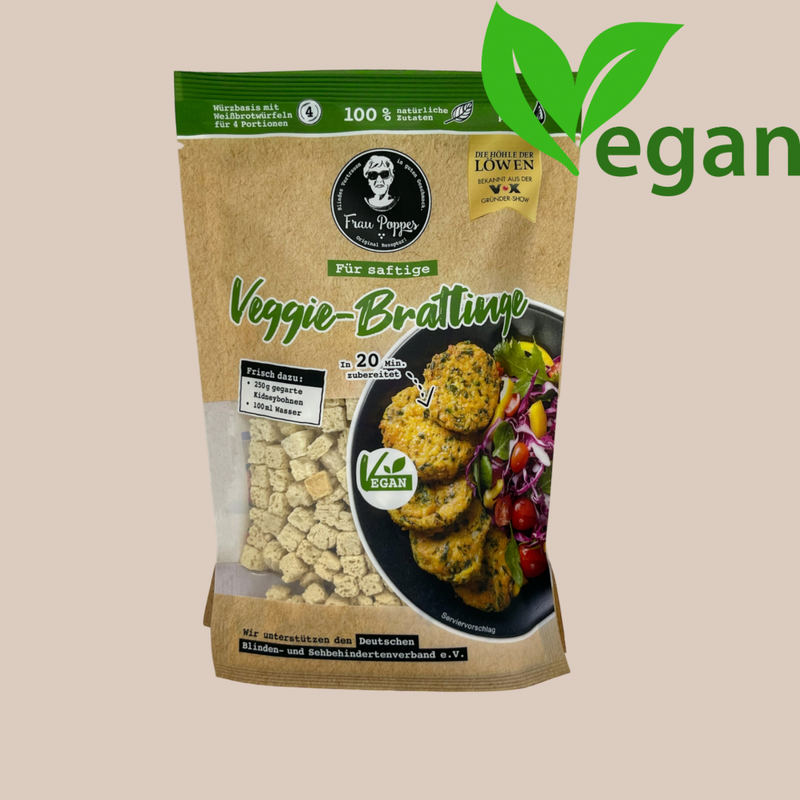 Frau Poppes Veggie-Bratlinge